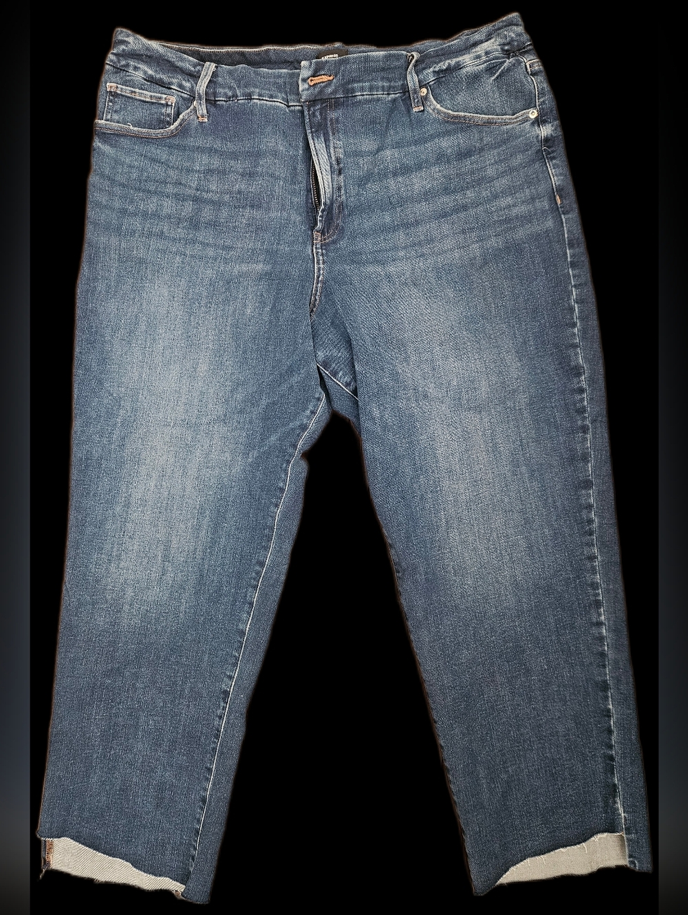 Women’s Blue Cropped Jeans